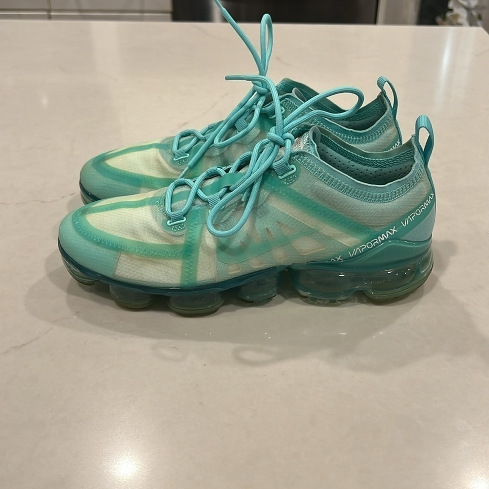 Nike Air Vapormax, women 2019, teal tint, size 8.5 - Picture 3 of 6